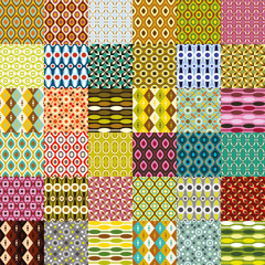 big retro  pattern collection