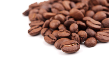 coffee beans isolated