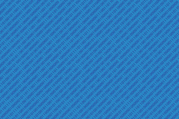 blue seamless diagonal binary code pattern