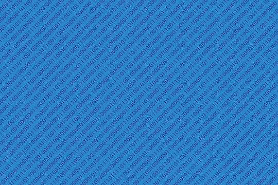 blue seamless diagonal binary code pattern