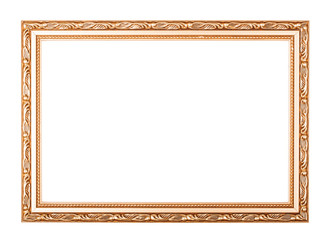 Fototapeta premium Vintage frame isolated on white background