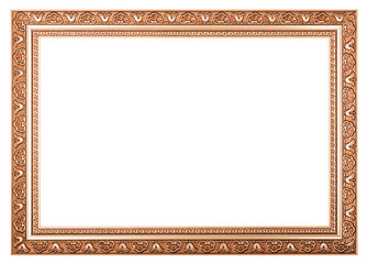 Vintage frame isolated on white background