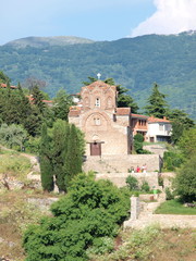 Naklejka premium Church of St. John at Kaneo, Ohrid, Macedonia