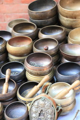 Pottery stall, Patan.