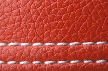 red leather background