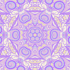 Ornamental purple pattern
