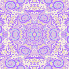 Ornamental purple pattern