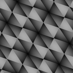 Hexagonal grey seamless pattern.