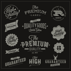 Premium Quality and Satisfaction Guarantee Label