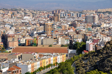 Fototapeta premium Panoramic view of Alicante (Spain)