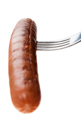 Bratwurst macro vertical