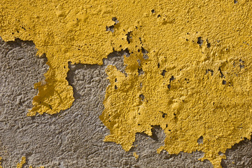 Old paint on the wall