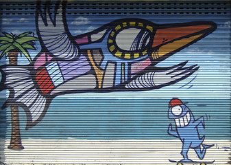 Fototapeta premium Graffiti in Barcelona