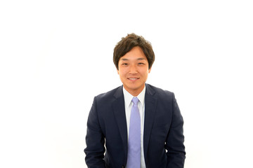 笑顔のビジネスマン