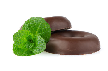 Chocolate donut cookies