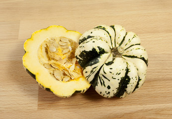 Miniature Green Pumpkin