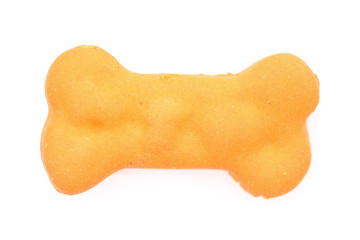 Orange dog biscuit