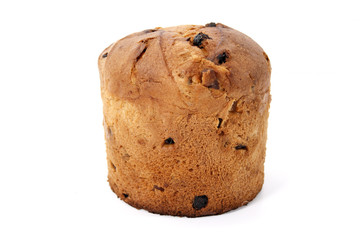 Isolated panettone
