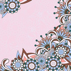 Paisley background with text space