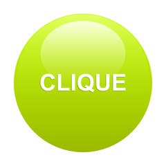 bouton internet clic icon green