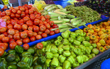 many different ecological vegetables