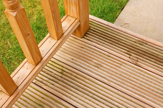 Garden Decking Corner