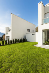 modern house white