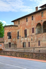 Castle of Fontanellato. Emilia-Romagna. Italy.