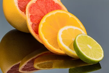 Printed roller blinds Slices of fruit Orangenscheiben