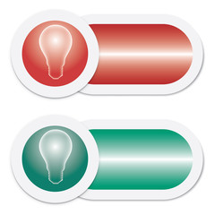 box for text with bulb