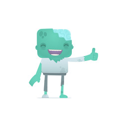 funny cartoon zombie