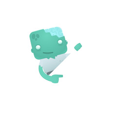 funny cartoon zombie
