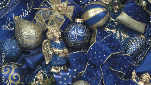 елочная игрушка синяя украшение рождество новый год скачать