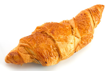 croissant on white background
