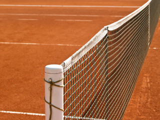 Tennisplatz Linien mit Netz 69