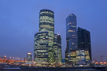 Fototapeta na wymiar Moscow International Business Center