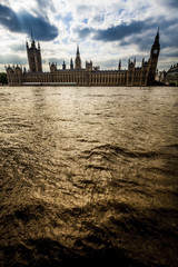 River Thames and Houses of Parliament, London