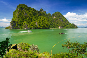 Idyllic island of Phang Nga National Park in Thailand