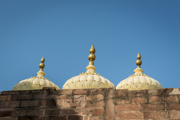 Fototapeta na wymiar Kopuła nad Mehrangarh twierdzy w Jodhpur, Indie