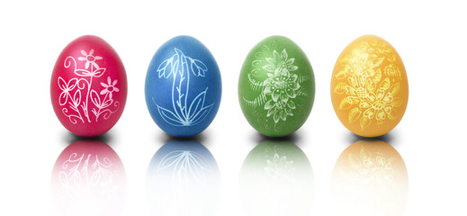 Bemalte Ostereier