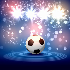 Fototapeta premium black and white soccer ball