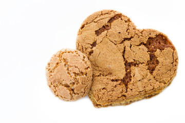 Donut with amaretti biscuits