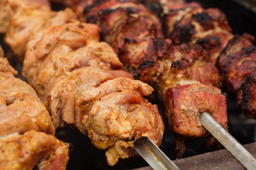 Shashlik closeup