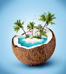 Rolgordijnen tropical island © ASTA Concept