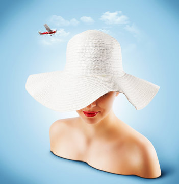 wicker hat
