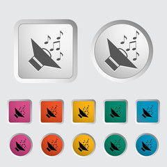 Icon of car speakers.