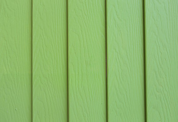 Green wood wall