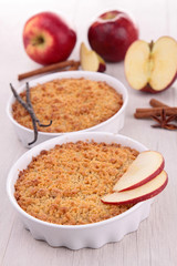gourmet apple crumble