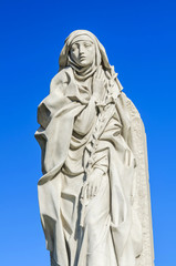 Obraz premium Saint Catherine of Siena against sky background