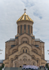 Fototapeta na wymiar Fasada katedry Sameba